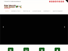 Tablet Screenshot of foxvalleywebdesign.com